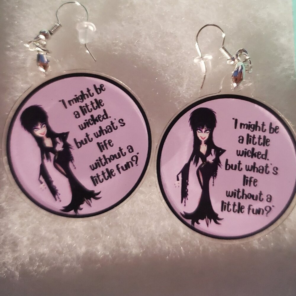 Earrings. I Might Be A Little Wicked